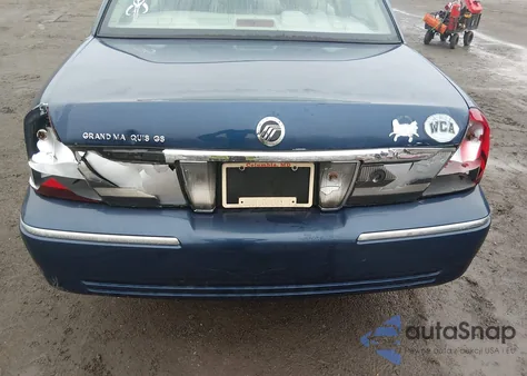 2006 Mercury Grand Marquis Gs z USA, uszkodzony, nr VIN 2MEFM74V66X607333